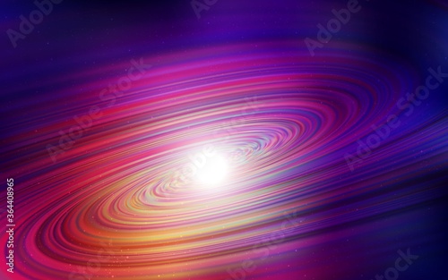 Dark Pink, Yellow vector template with space stars. Modern abstract illustration with Big Dipper stars. Pattern for futuristic ad, booklets.