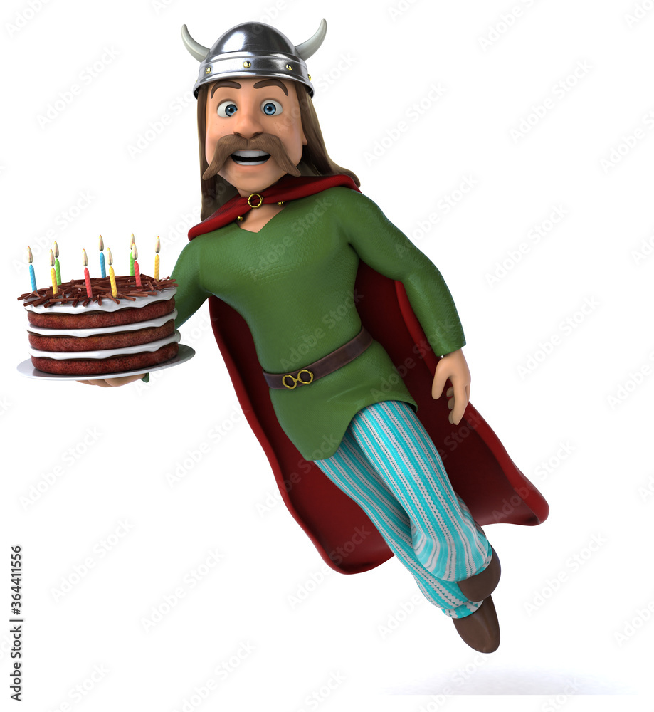 Fun Gaul - 3D Illustration