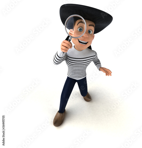 Wallpaper Mural Fun 3d cartoon breton character Torontodigital.ca
