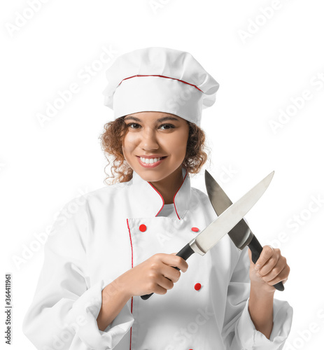 Female African-American che...