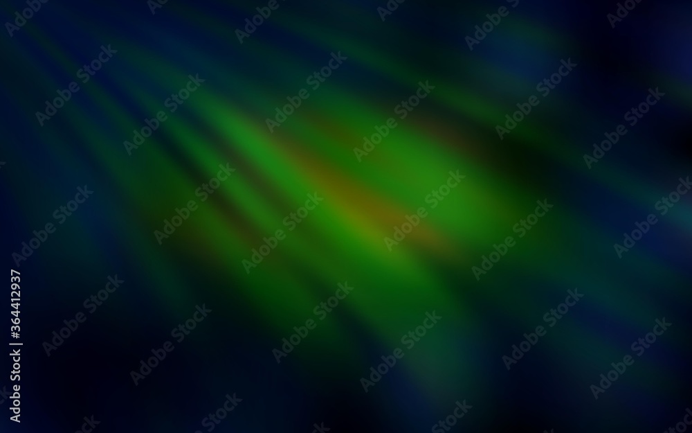Dark Green, Yellow vector background with straight lines. Colorful shining illustration with lines on abstract template. Best design for your ad, poster, banner.