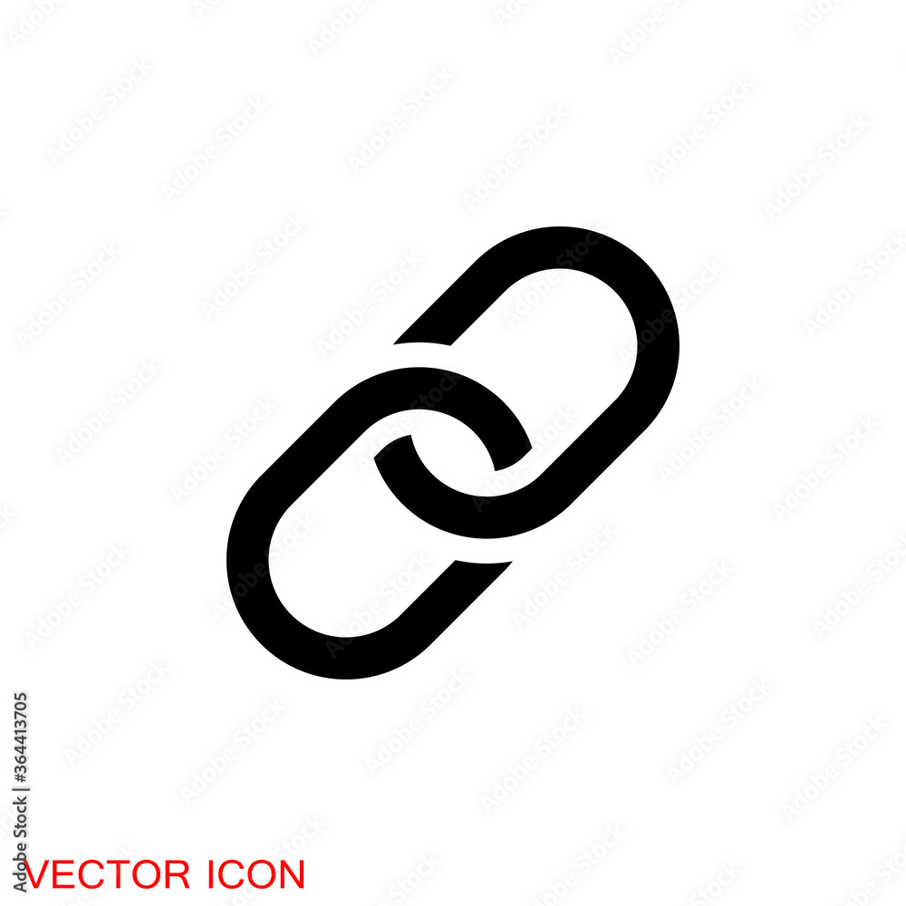 Connection icon, design element. Abstract logo idea for business company.