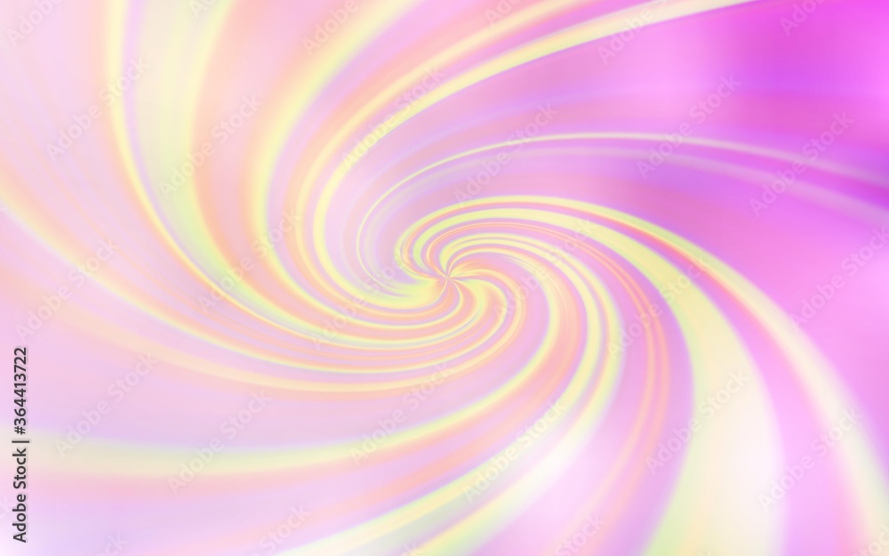 Obraz premium Light Pink, Yellow vector layout with bent lines. A sample with colorful lines, shapes. Colorful wave pattern for your design.