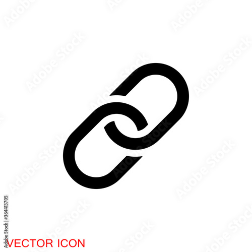 Connection icon, design element. Abstract logo idea for business company.