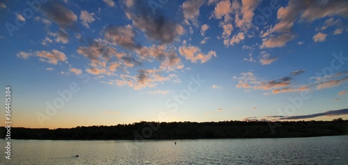 Clouds and landscape