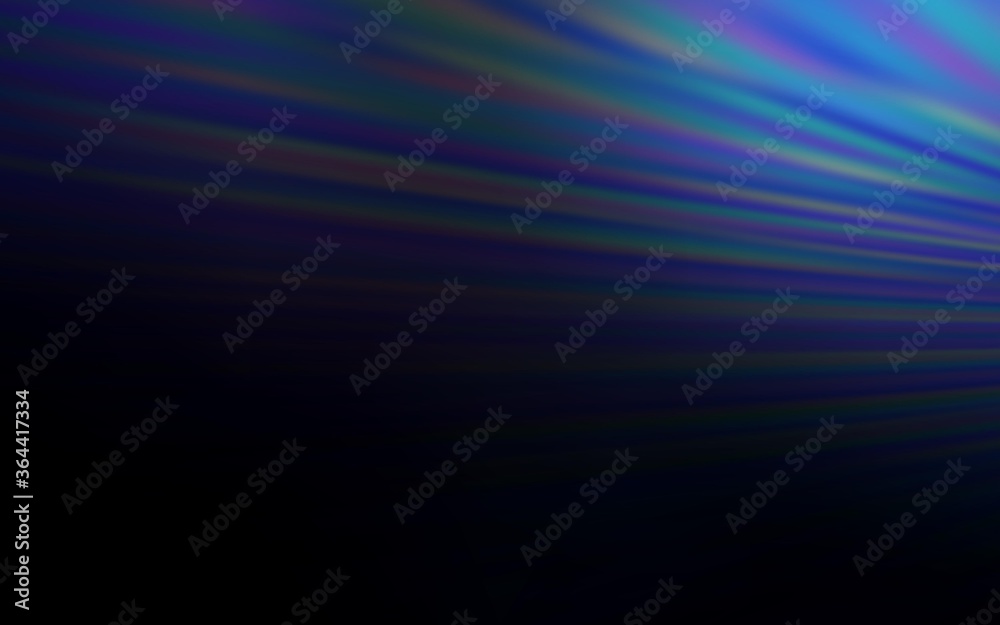 Fototapeta premium Dark BLUE vector template with repeated sticks. Colorful shining illustration with lines on abstract template. Pattern for your busines websites.