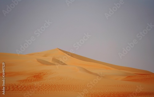 sand dunes in the liwa desert