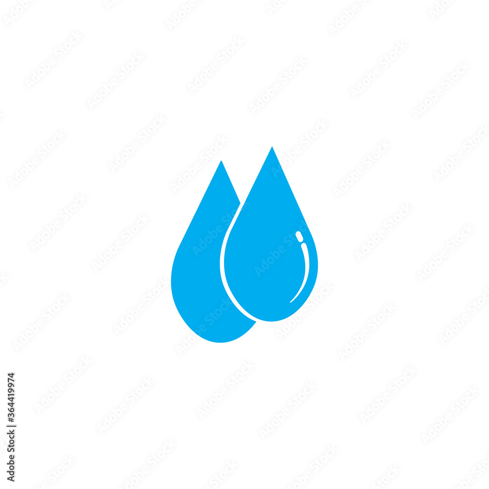 Blood water icon vector Blood water icon vector