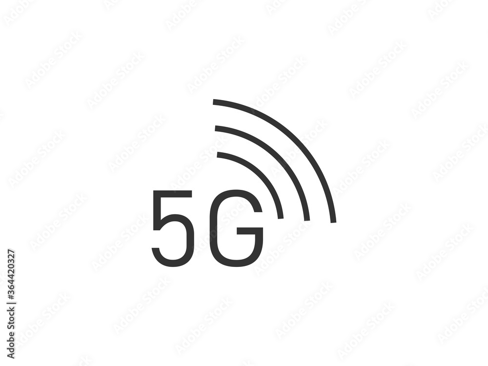 5g, wireless icon. Vector illustration, flat design. 5g, wireless icon. Vector illustration, flat design.