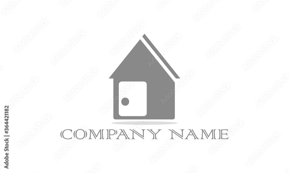 Grey House Vector Grey House Vector