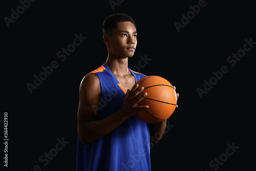 Young African-American bask...