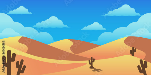 desert landscape for ied mubarak background © JFRSTWN