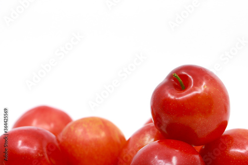 fresh and delicious plums