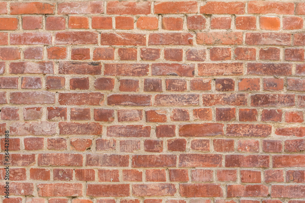 Old and dirty red brick background Old and dirty red brick background