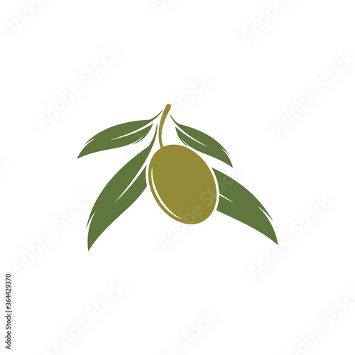 Olive logo template vector icon illustration
