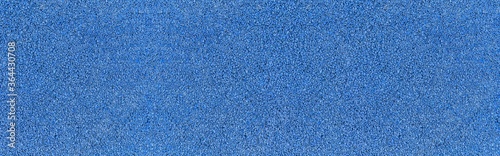 Panorama of Blue rubber flooring for treadmill flooring on the court texture and seamless background