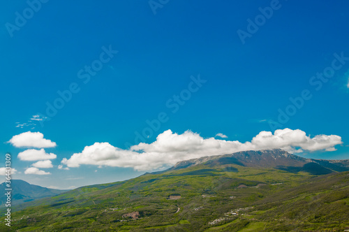 Photo from top of mountain, beautiful horizon © YouraPechkin