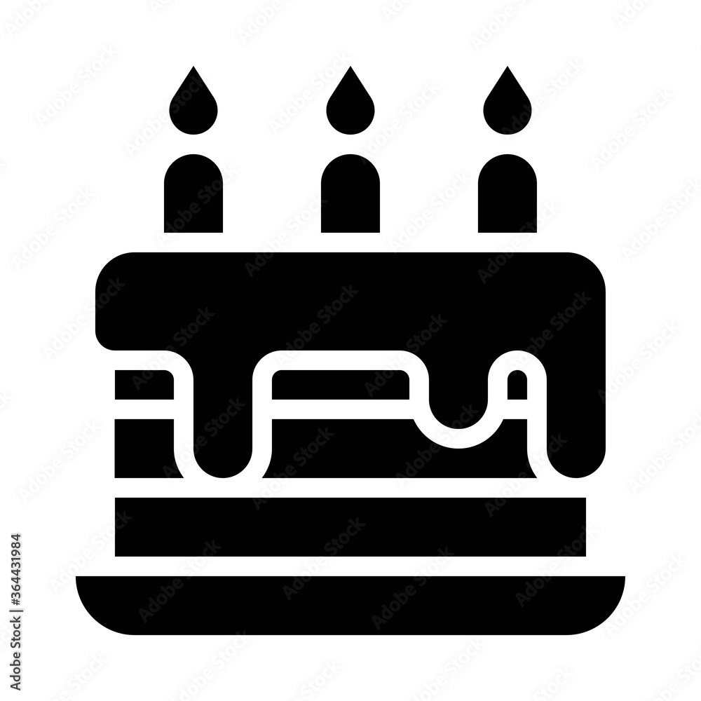 baby shower related newborn baby celebration cake with candles and plate vector in solid design, baby shower related newborn baby celebration cake with candles and plate vector in solid design,