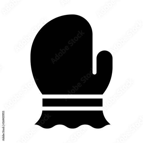baby shower related baby hand gloves for winter safety vector in solid design,