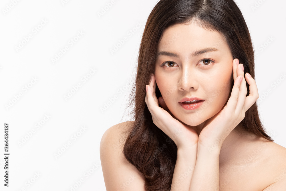Beauty asian women portrait face with skin care healthy and skin. Beauty asian women portrait face with skin care healthy and skin.