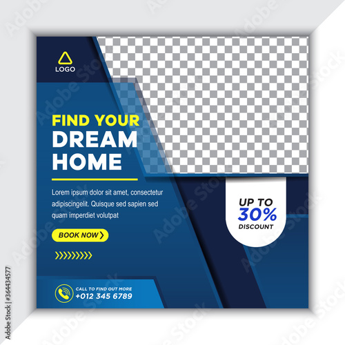 Real estate social media post templates