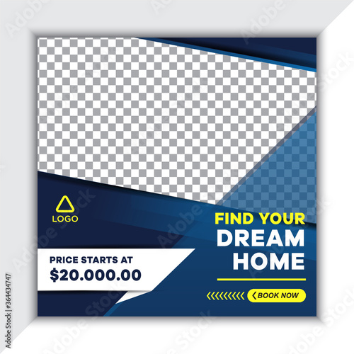 Real estate social media post templates