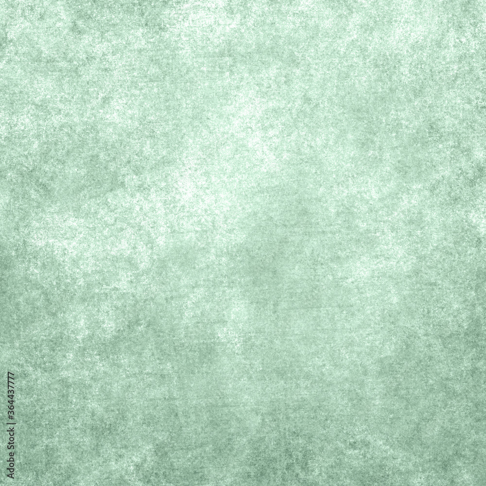 Vintage paper texture. Green grunge abstract background