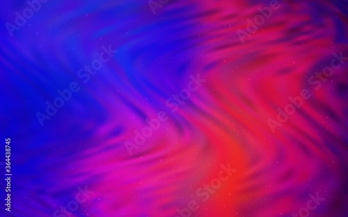 Dark Blue, Red vector layout with cosmic stars. Modern abstract illustration with Big Dipper stars. Smart design for your business advert.
