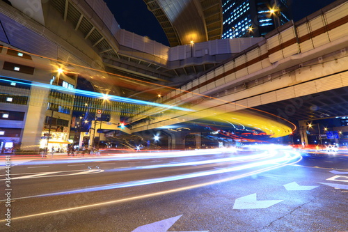 longexposure in junction,japan,tokyo