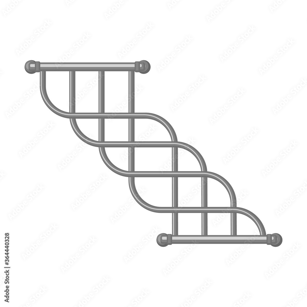 Towel dryer vector cartoon icon. Vector illustration bathroom radiator on white background. Isolated illustration cartoon icon towel dryer. Towel dryer vector cartoon icon. Vector illustration bathroom radiator on white background. Isolated illustration cartoon icon towel dryer.
