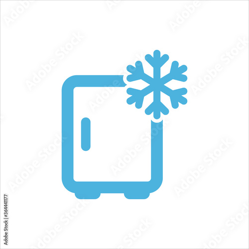 freezer icon flat vector logo design trendy