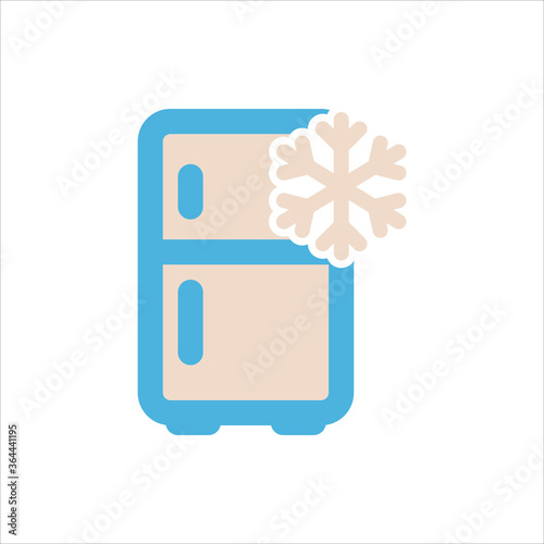 refrigerator icon flat vector logo design trendy