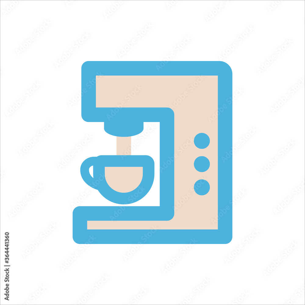 coffee maker icon flat vector logo design trendy coffee maker icon flat vector logo design trendy