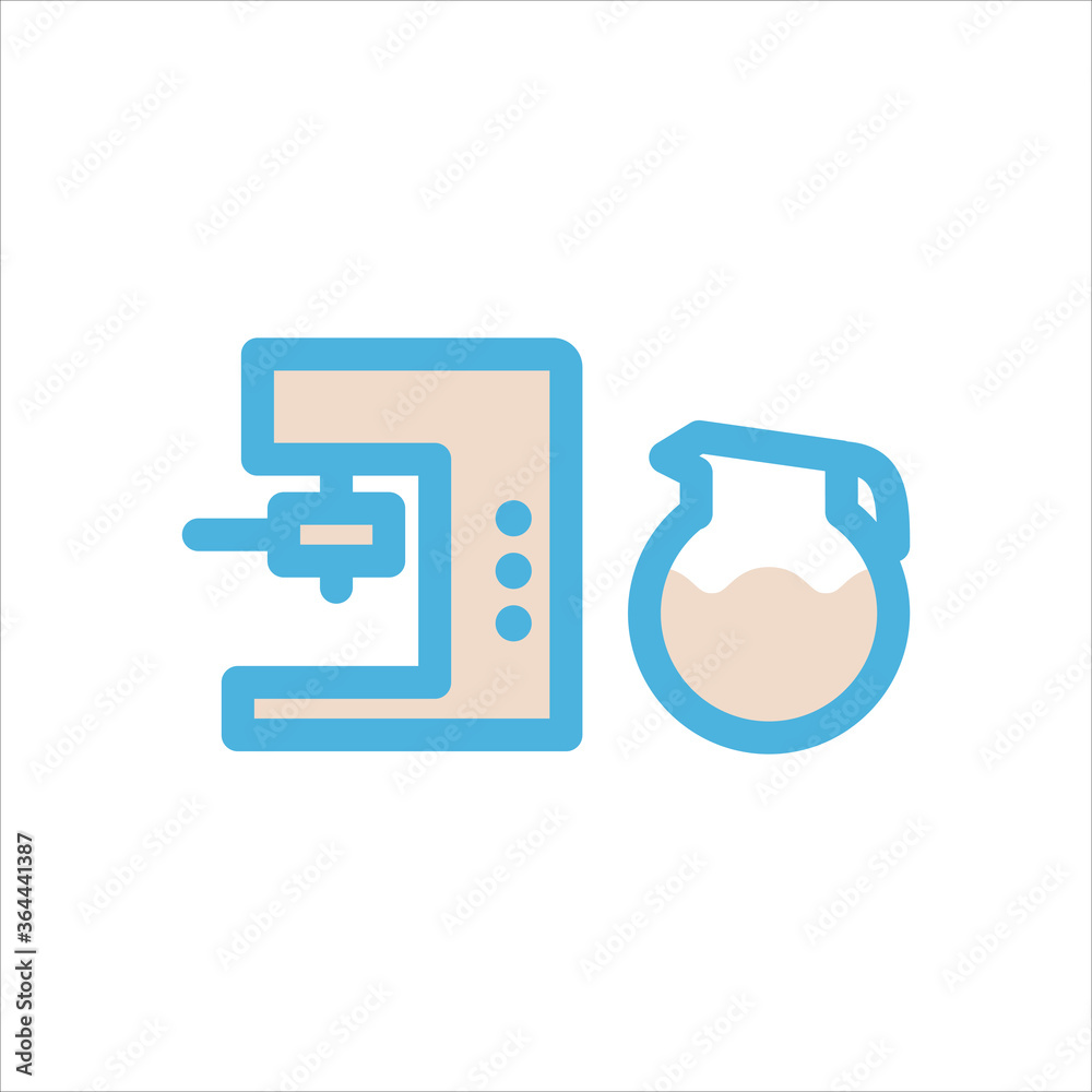coffee brewer icon flat vector logo design trendy coffee brewer icon flat vector logo design trendy