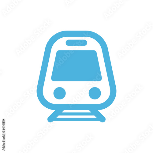 commuter train icon flat vector logo design trendy