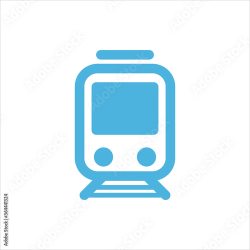 train icon flat vector logo design trendy