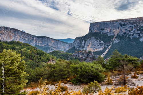 Verdon Gorge, Gorges du Verdon in French Alps, Provence, France photo