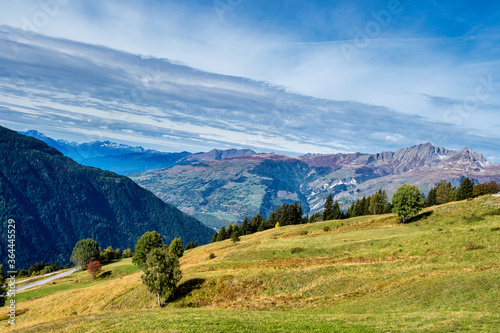 Alpine landscape of the French alps near Montvalezan in Savoie , France © rudiernst