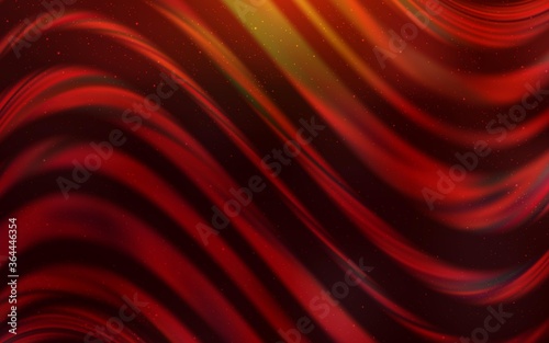 Dark Red vector background with astronomical stars. Blurred decorative design in simple style with galaxy stars. Best design for your ad, poster, banner.