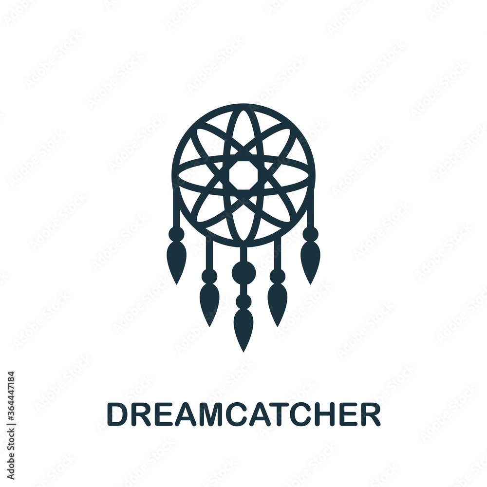 Dreamcatcher icon. Simple element from well sleep collection. Creative Dreamcatcher icon for web design, templates, infographics and more