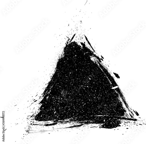 Grunge vector textured shape
