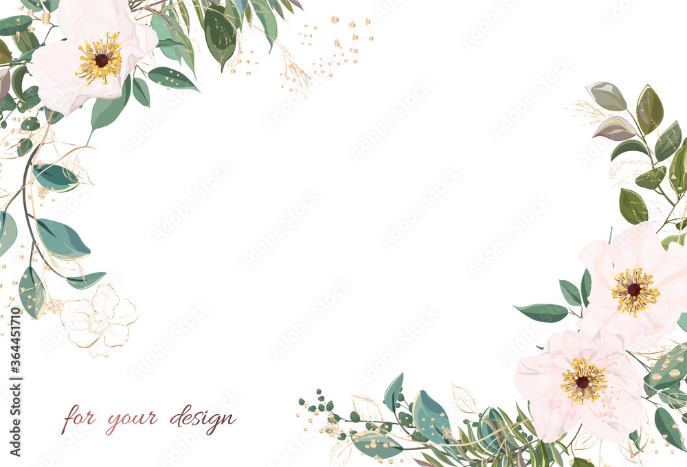 Beautiful background with flowers. Vector illustration. EPS 10.