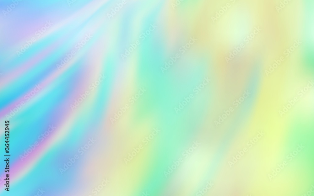 Light Blue, Green vector colorful blur background. A completely new colored illustration in blur style. New way of your design.