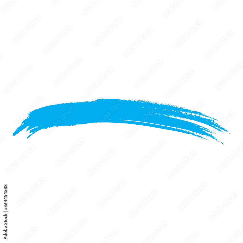 Blue brush stroke isolated on white background. Trendy brush stroke for blue ink paint, grunge backdrop, dirt banner, watercolor design and dirty texture. Brush stroke vector illustration Blue brush stroke isolated on white background. Trendy brush stroke for blue ink paint, grunge backdrop, dirt banner, watercolor design and dirty texture. Brush stroke vector illustration