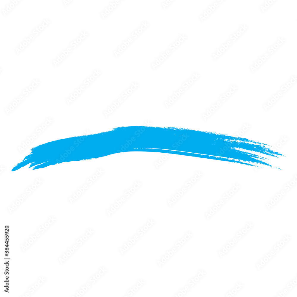 Blue brush stroke isolated on white background. Trendy brush stroke for blue ink paint, grunge backdrop, dirt banner, watercolor design and dirty texture. Brush stroke vector illustration Blue brush stroke isolated on white background. Trendy brush stroke for blue ink paint, grunge backdrop, dirt banner, watercolor design and dirty texture. Brush stroke vector illustration