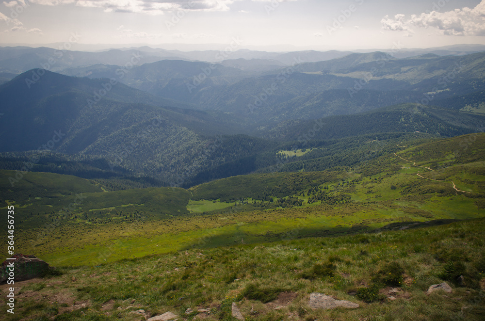 Fototapeta premium mountain landscape with clouds