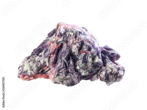 Принти на полотні mineral lepidolite isolated on white background