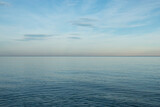 calm sea water in the late afternoon