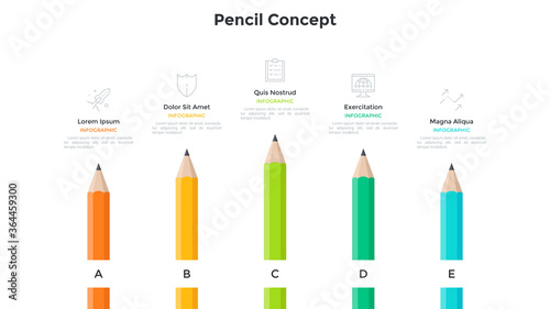 Flat Infographic Vector Template
