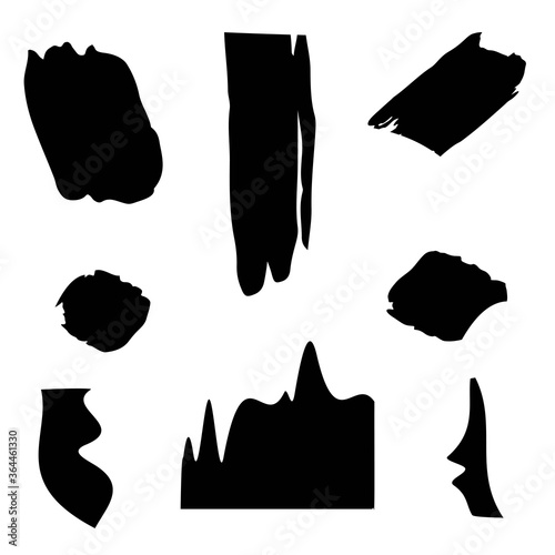 Details for background design isolated black abstract